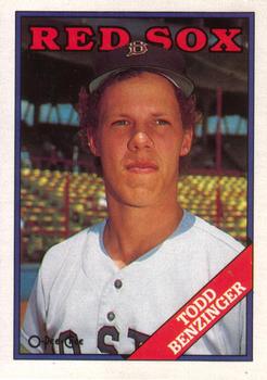 1988 O-Pee-Chee Baseball Cards 096      Todd Benzinger